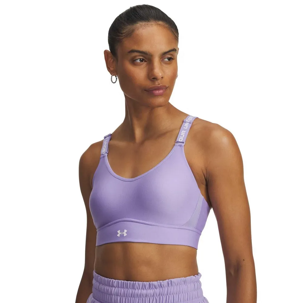 

Спортивный бюстгальтер Under Armour Infinity 2.0 Medium Impact Sports Bra, фиолетовый