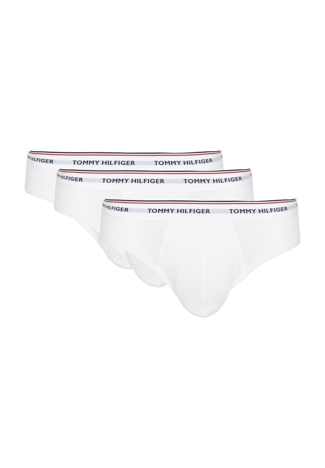 

Трусы, 3 пары, с логотипом на поясе, мужские TOMMY HILFIGER, белый
