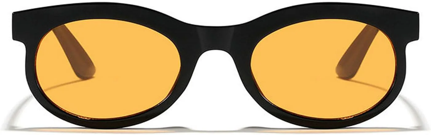 

Laureles Ретро Классические Маленькие Овальные Солнцезащитные Очки Женские Модные Сине-Коричневые Градиентные Оттенки Мужские Панк Солнцезащитные Очки, C3