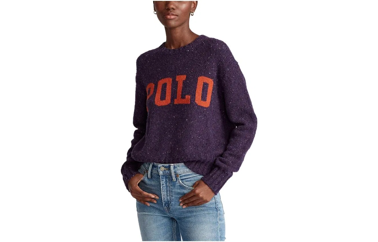 Свитер с логотипом Polo Ralph Lauren, Purple