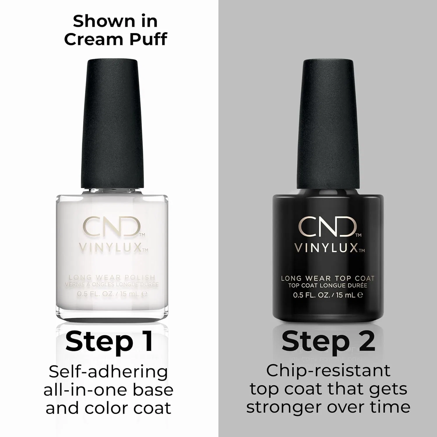 Лак для ногтей CND Vinylux № 318 White Wedding, белый, 15 мл Cnd, White Wedding — фото 4