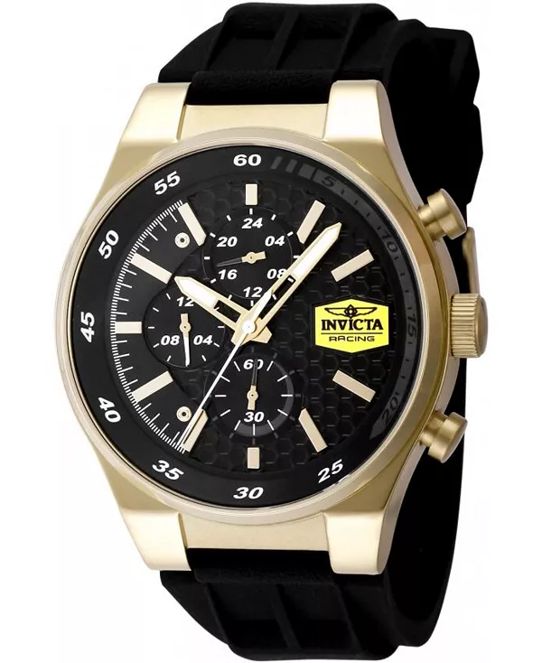 

Мужские гоночные кварцевые часы-хронограф Invicta 48875 с черным циферблатом Invicta, black