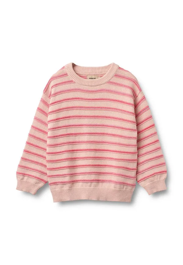 Жаккардовый джемпер харлоу Wheat, Powder Stripe