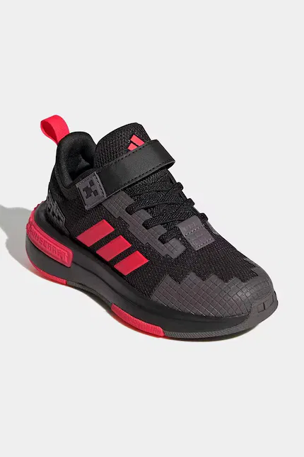 Кроссовки детские с геометрическим узором MINECRAFT PRO Adidas, черный — фото 2