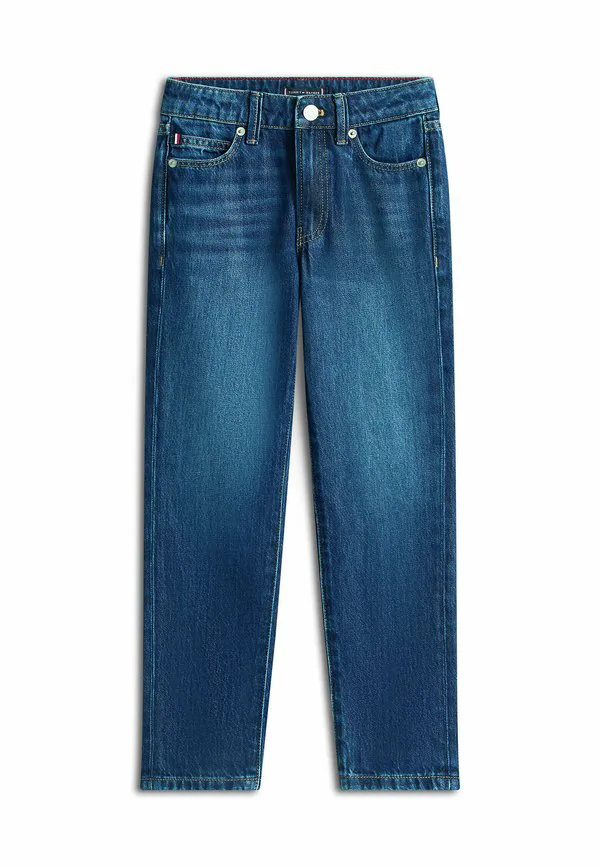 Джинсы прямого кроя с рваными краями Tommy Hilfiger, Darkused — фото 4
