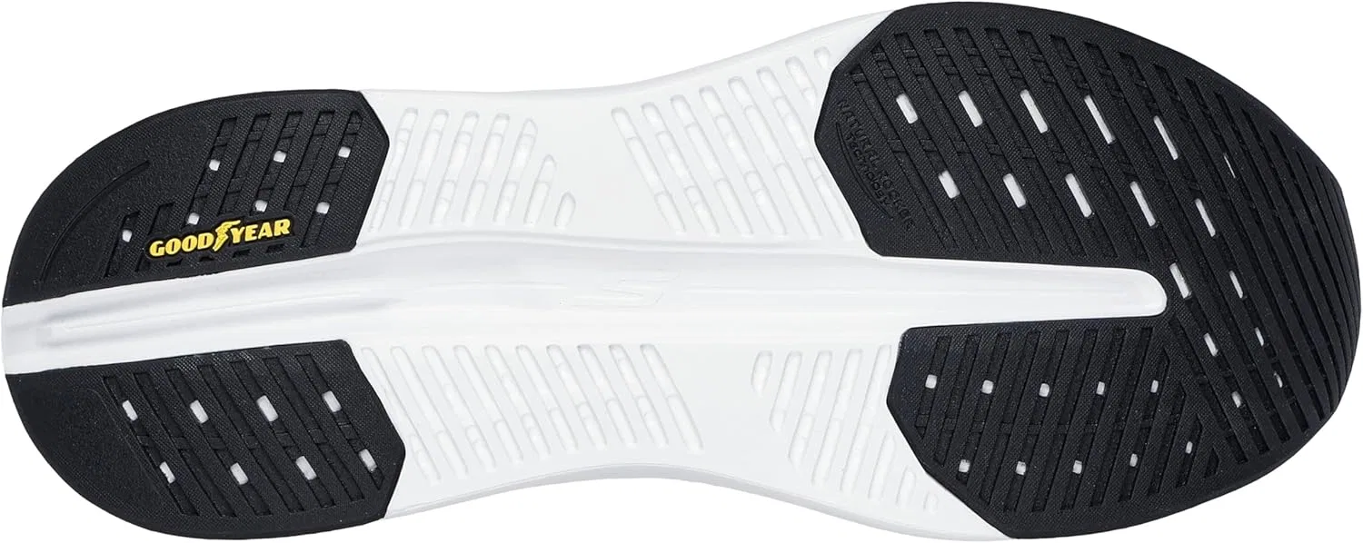 Кроссовки Skechers Men's Max Cushioning Glide Step Advert Hands Free Slip In Trainers, 2-White Black — фото 2