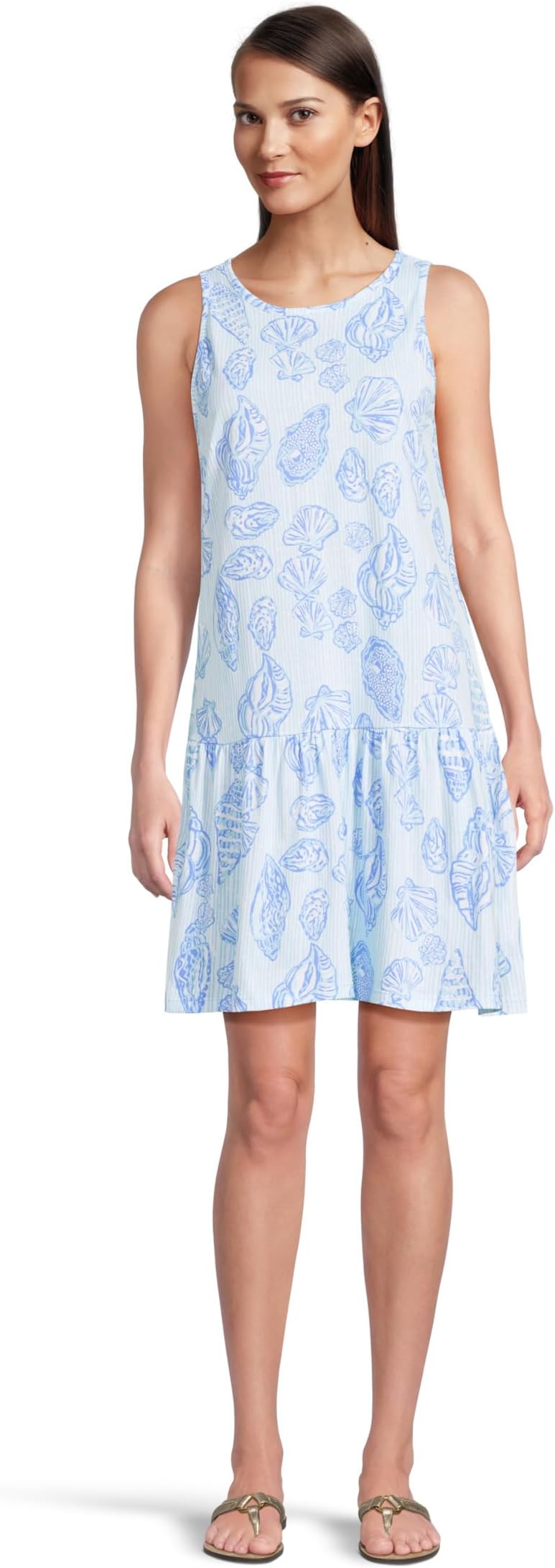 

Платье Lilly Pulitzer Dixi Dress, Fresh Water Blue Cool As Shell