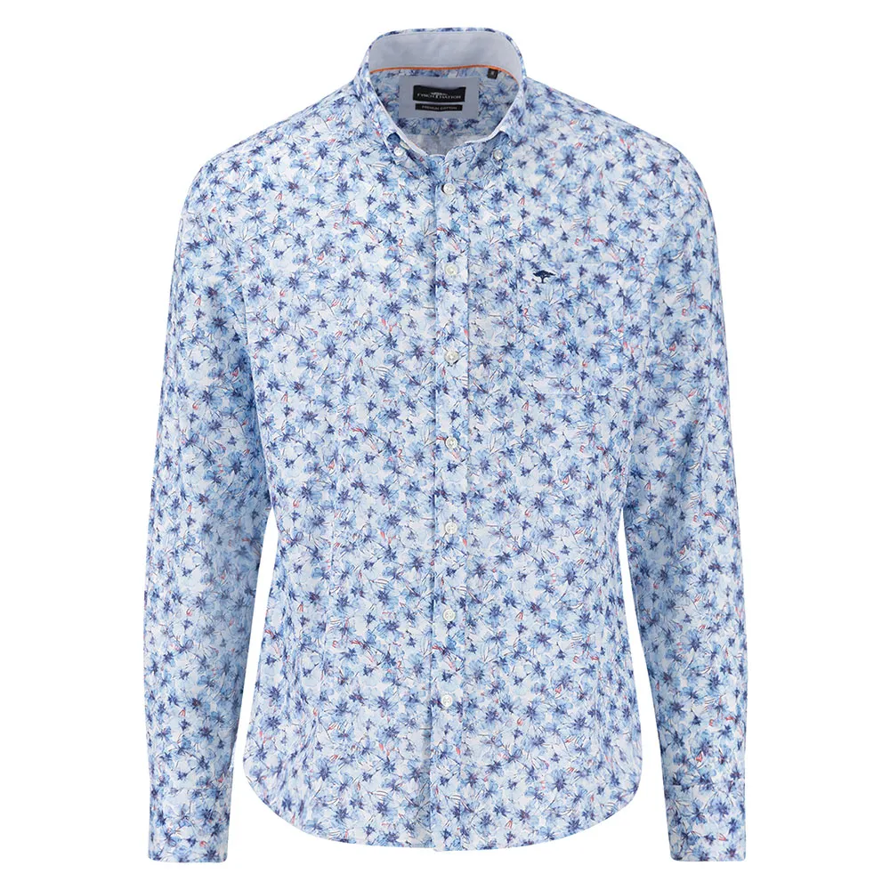 

Рубашка Fynch Hatton Premium Flower Prints, синий