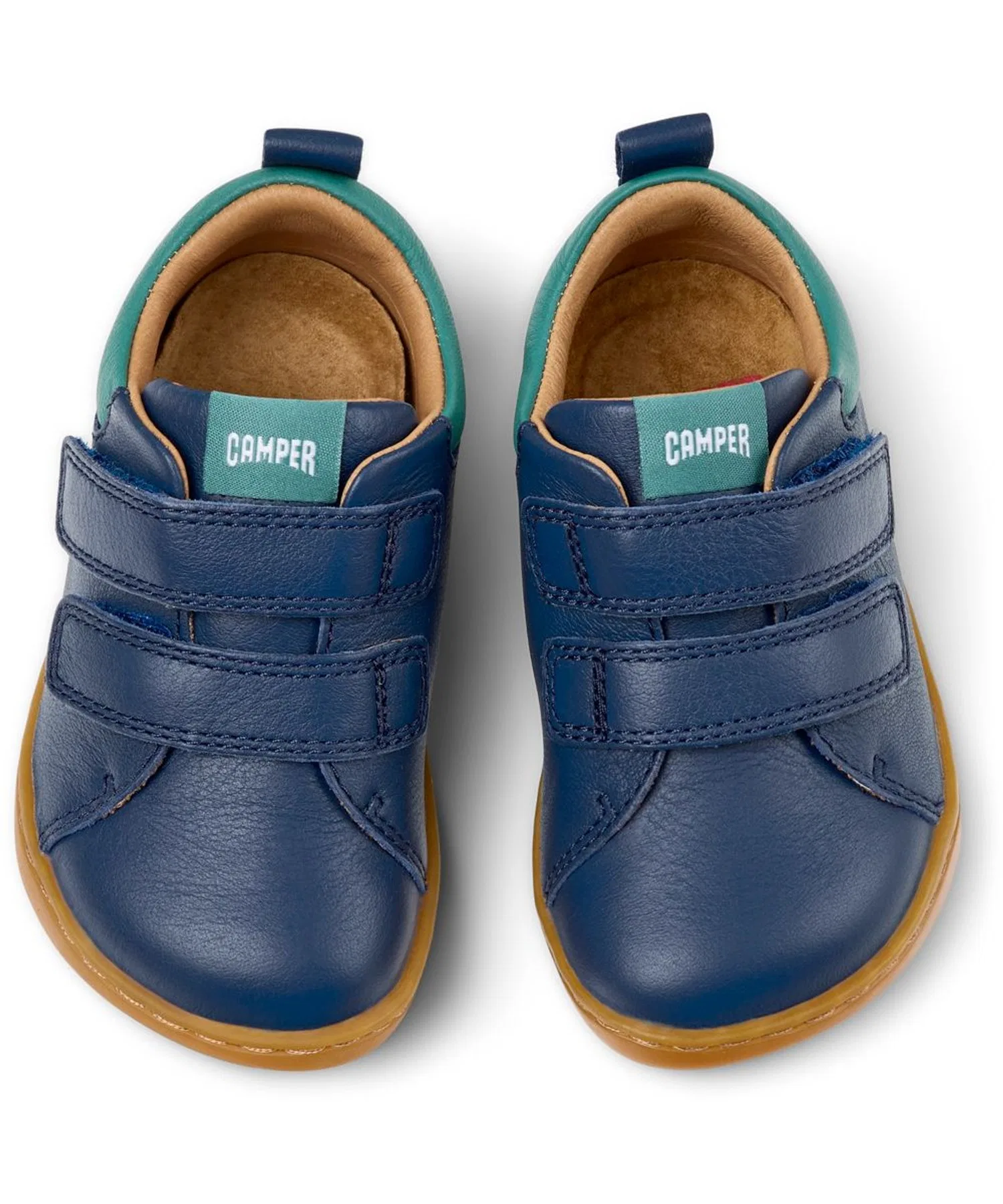 Детские кроссовки из кожи CAMPER PEU CAMI синие — фото 4