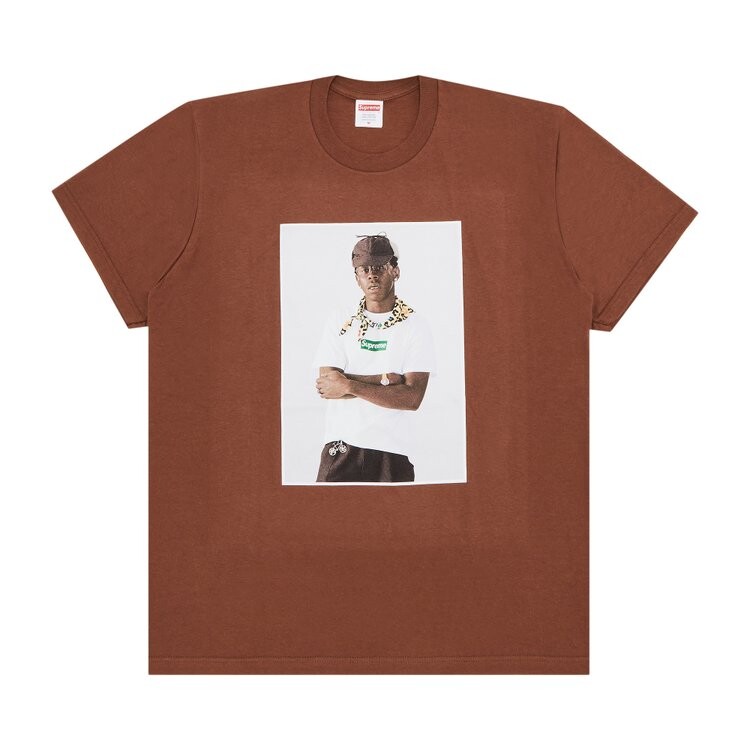 

Футболка Supreme Tyler, The Creator Tee, коричневый