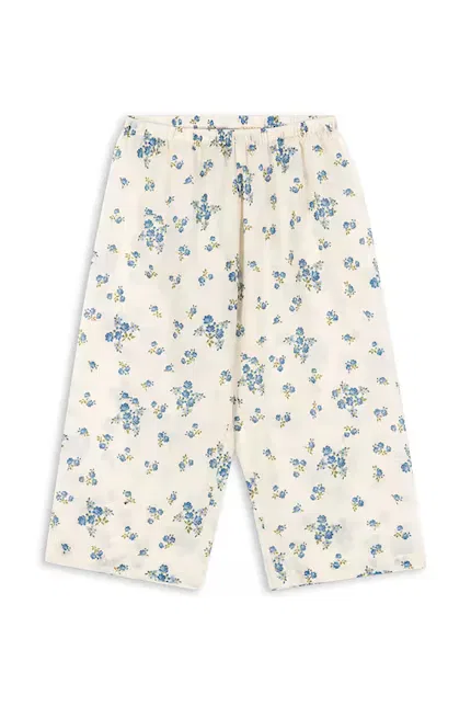 Штаны детские с узором PACEY PANTS Konges Sløjd, бежевый