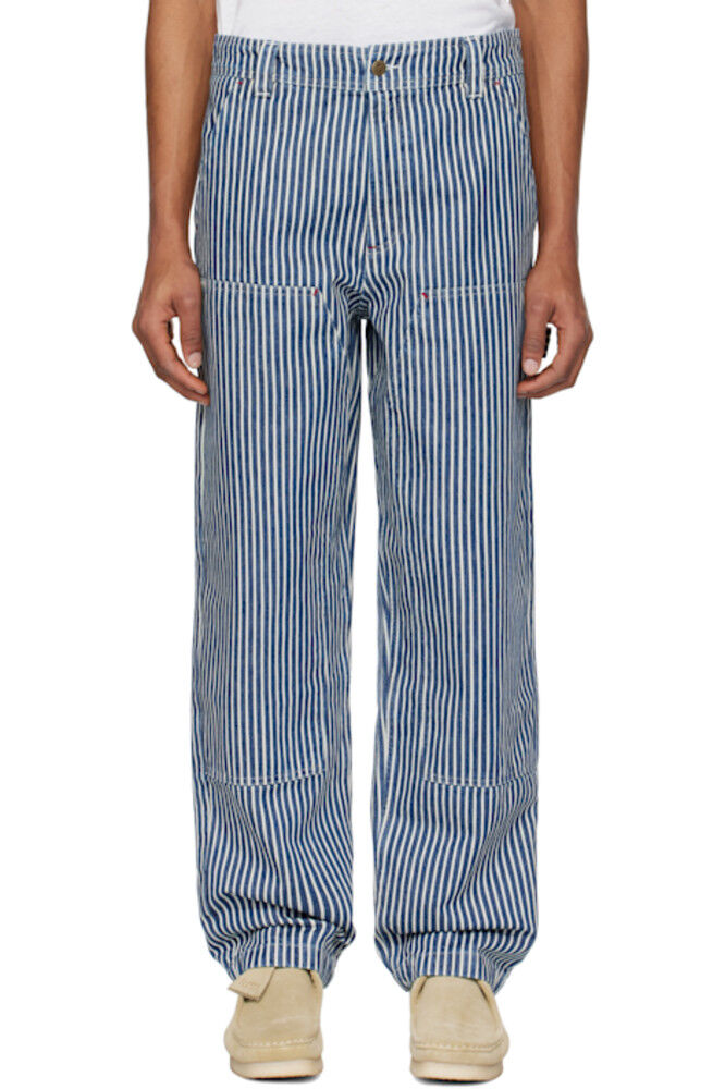 

Джинсы Gustav темно-синего и бежевого цвета A.P.C.