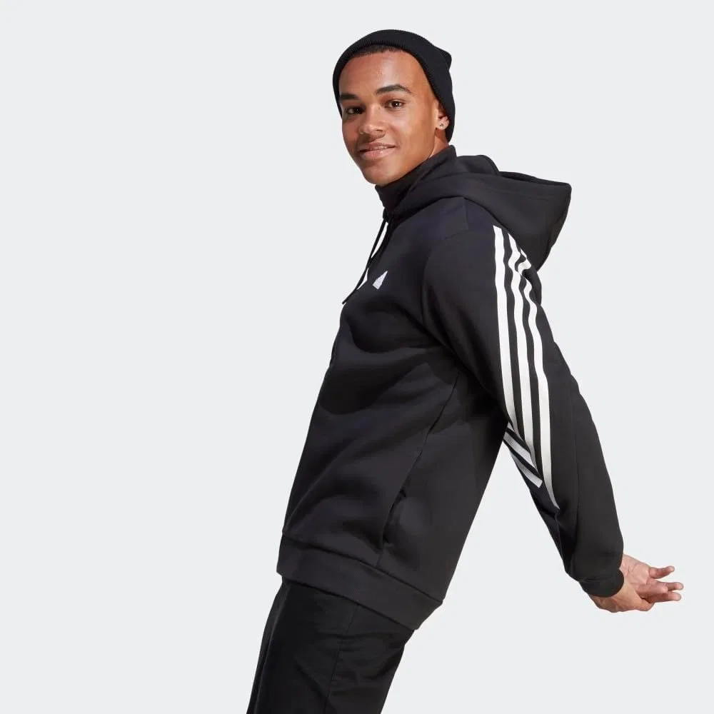 Мужская толстовка adidas Future Icon с тремя полосками на молнии — фото 3