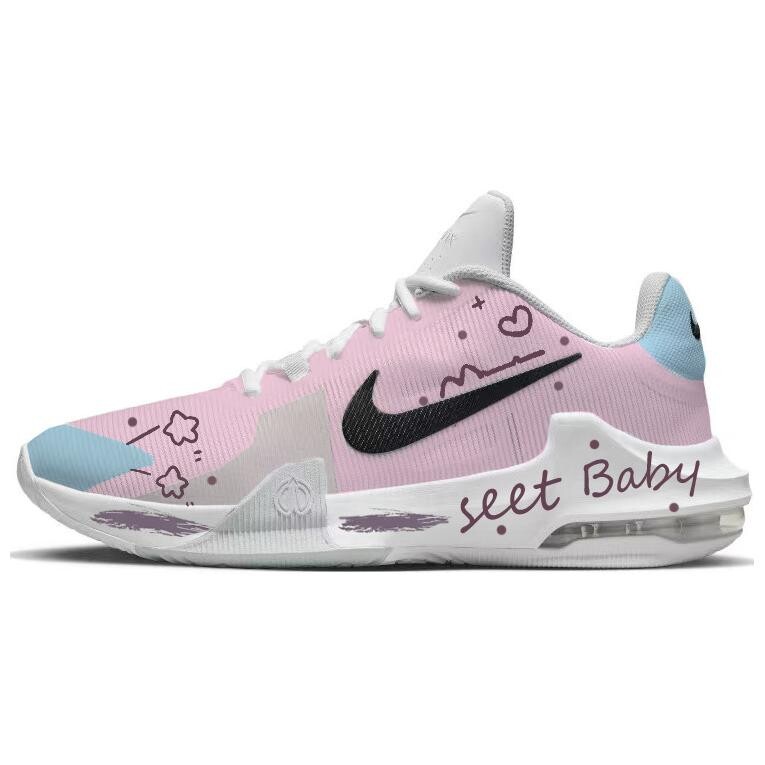 

Баскетбольные кроссовки Air Max Impact 4 мужские, среднего размера, пудрово-голубые Nike