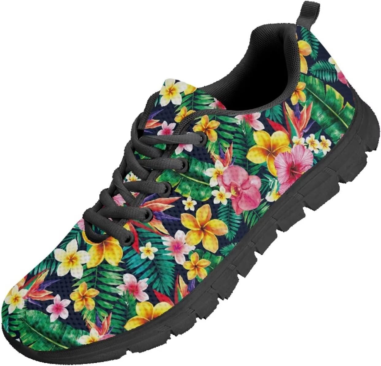 

Кроссовки Funnydude с забавным принтом для мужчин, повседневная обувь для прогулок, удобные весенние кроссовки, Tropical Floral