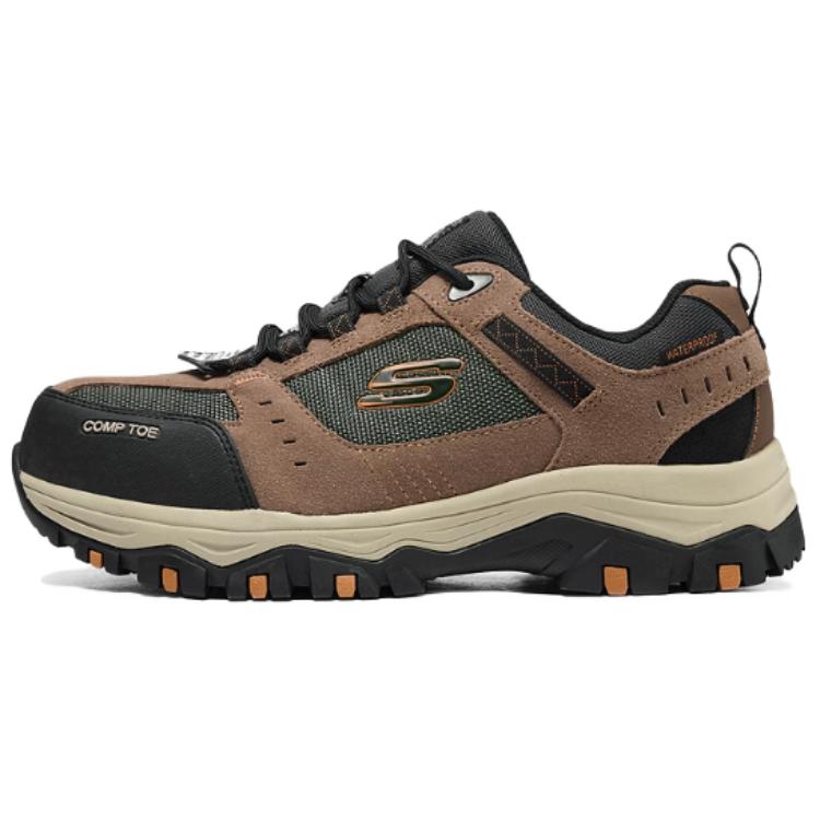 

Skechers Низкие рабочие повседневные туфли мужские коричневые черные