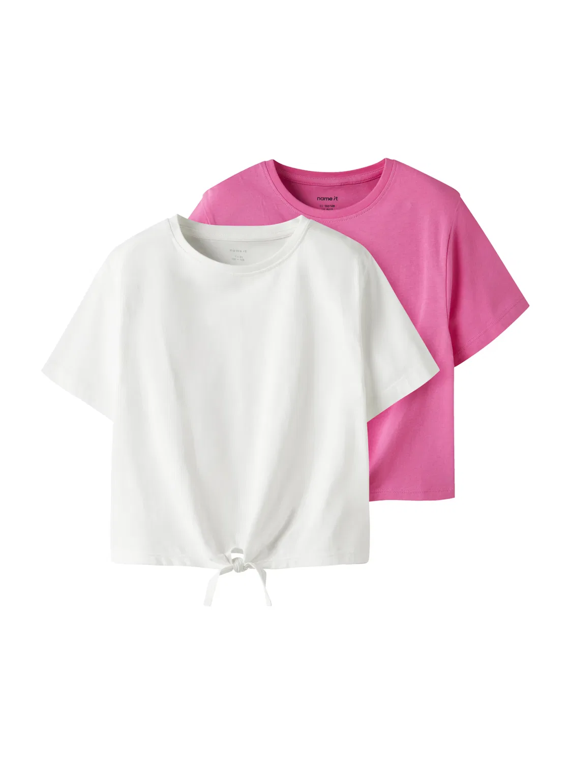 Футболка 'NKFVAYA' Name It, Pink/White