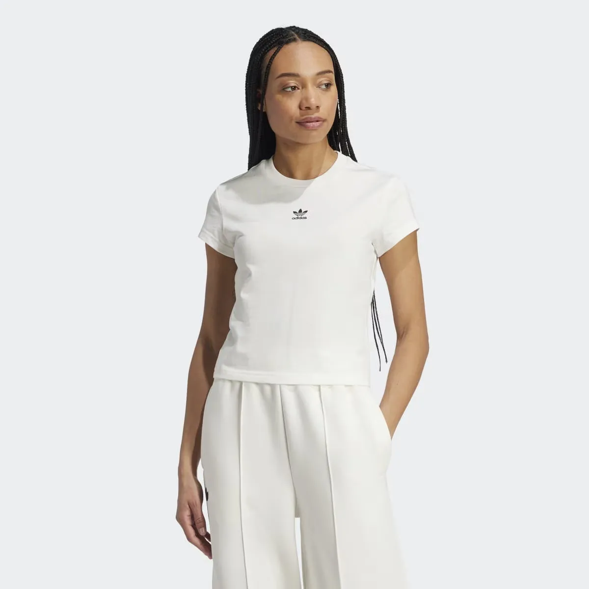

Женская футболка Essentials Slim Adidas Originals, белый
