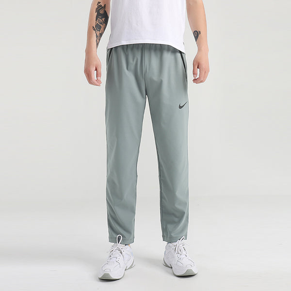 Брюки team woven tattingcasual long pants men grey gray Nike, серый — фото 3