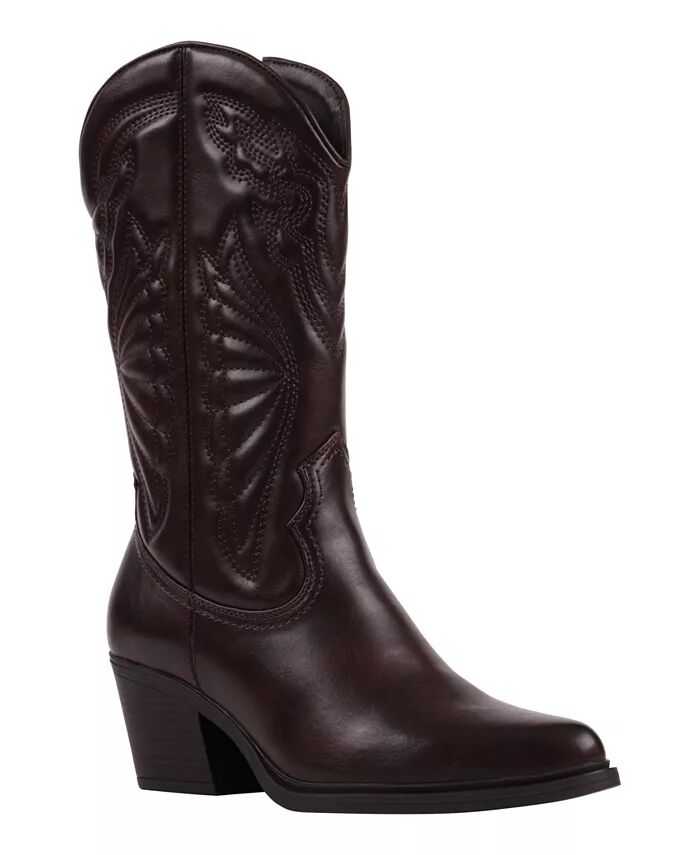 Женские сапоги Savannah Western до середины голени GC Shoes, коричневый