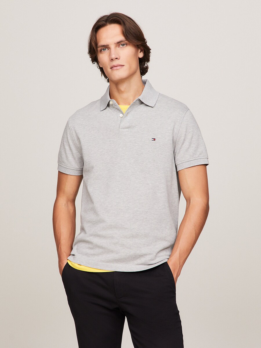 Футболка TOMMY HILFIGER 1985, mottled grey — фото 2