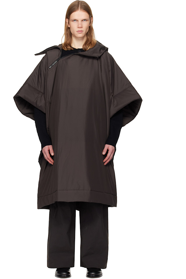 

Пальто-Одеяло Homme Plissé Issey Miyake, коричневый