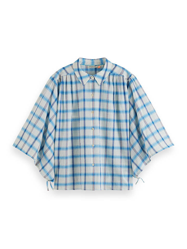 

Блуза Scotch & Soda, цвет weiß/blau