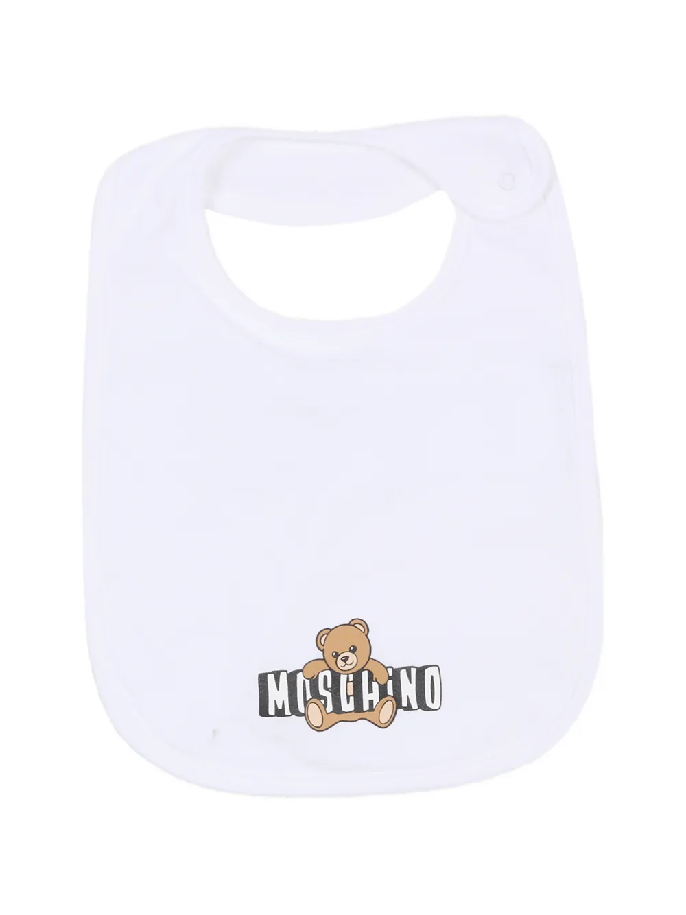 Комплект боди с логотипом Moschino Kids, белый — фото 4