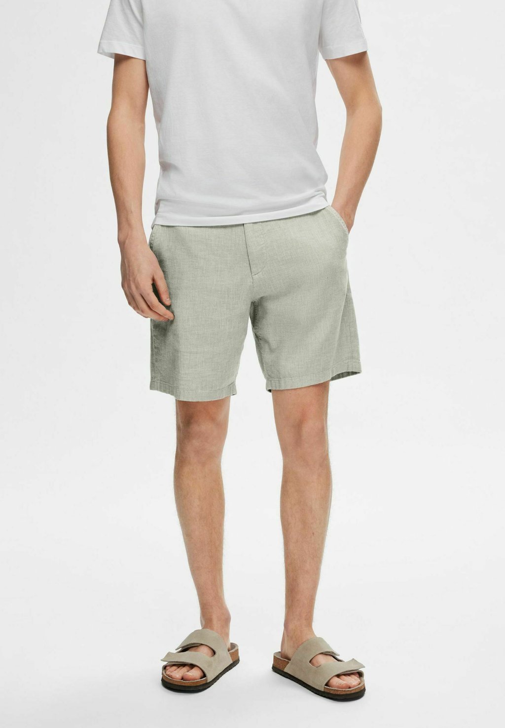

Шорты SLHREGULAR BRODY NOOS Selected Homme, темно-зеленый