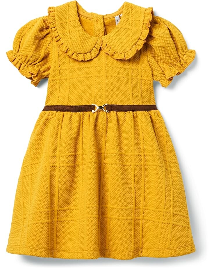 

Платье Janie and Jack Mattelasse Swing Dress, желтый