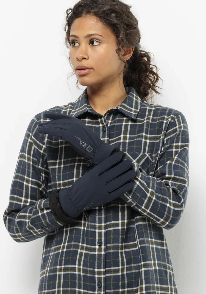 

Флисовые перчатки Jack Wolfskin "HIGHLOFT GLOVE WOMEN", синий