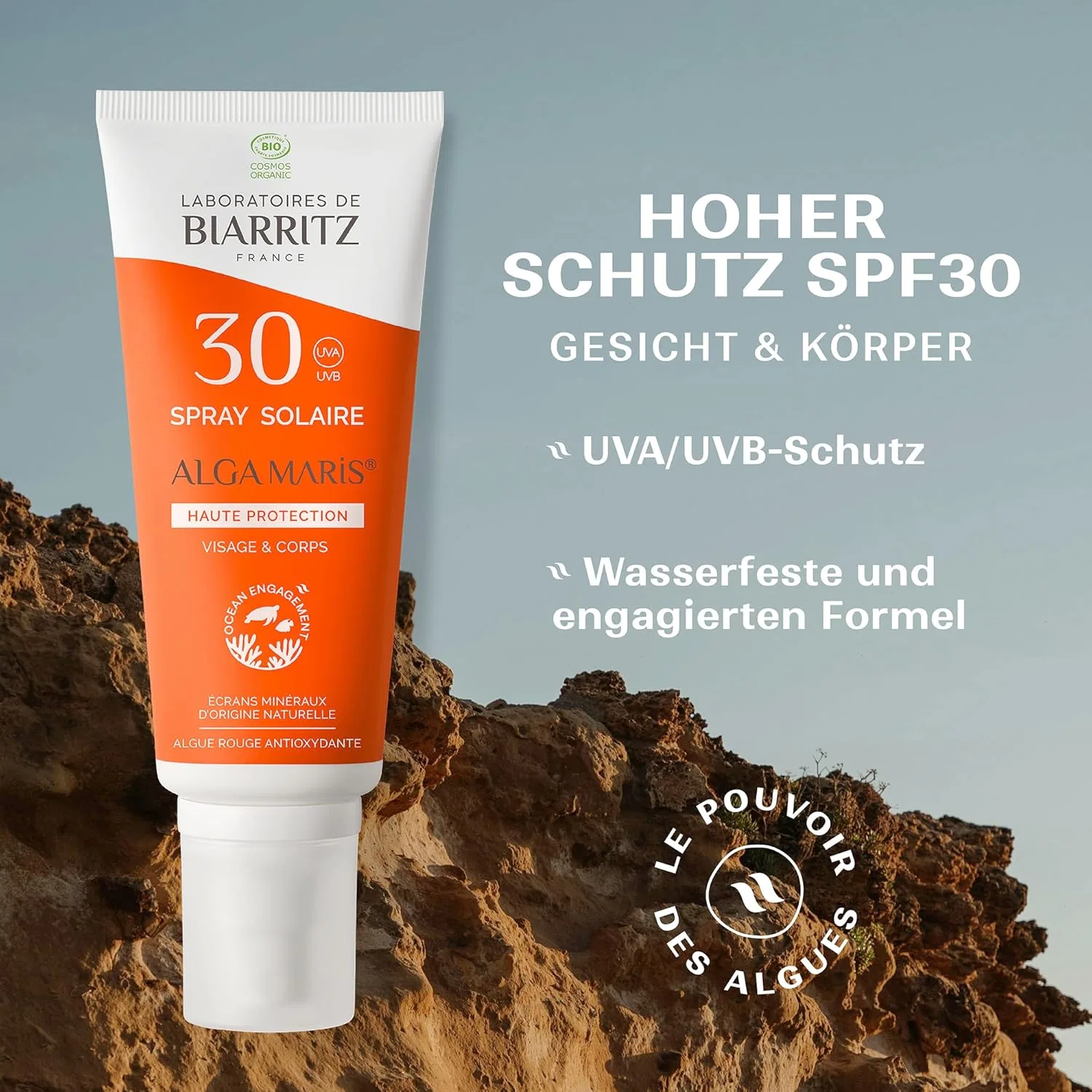 Органический солнцезащитный спрей SPF30 «Alga Maris» от Laboratoires de Biarritz Laboratoires De Biarritz — фото 2