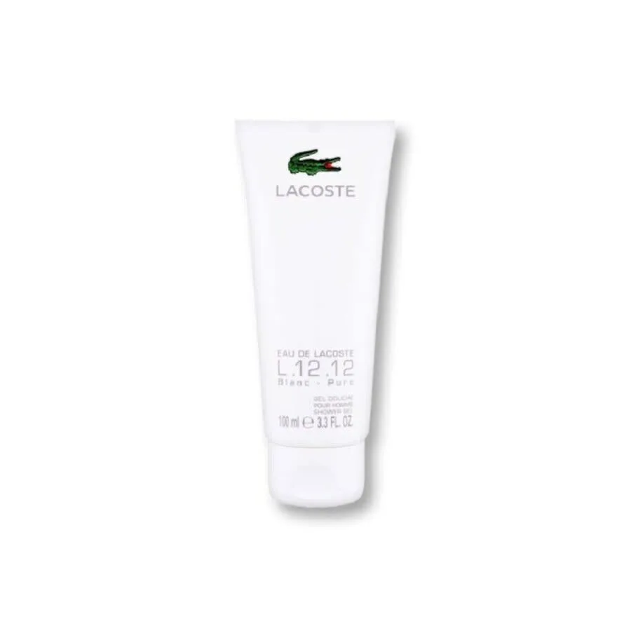 Гель для душа Lacoste Men's L.12.12 Blanc, 3,3 унции, для ванны и тела 3386460150163