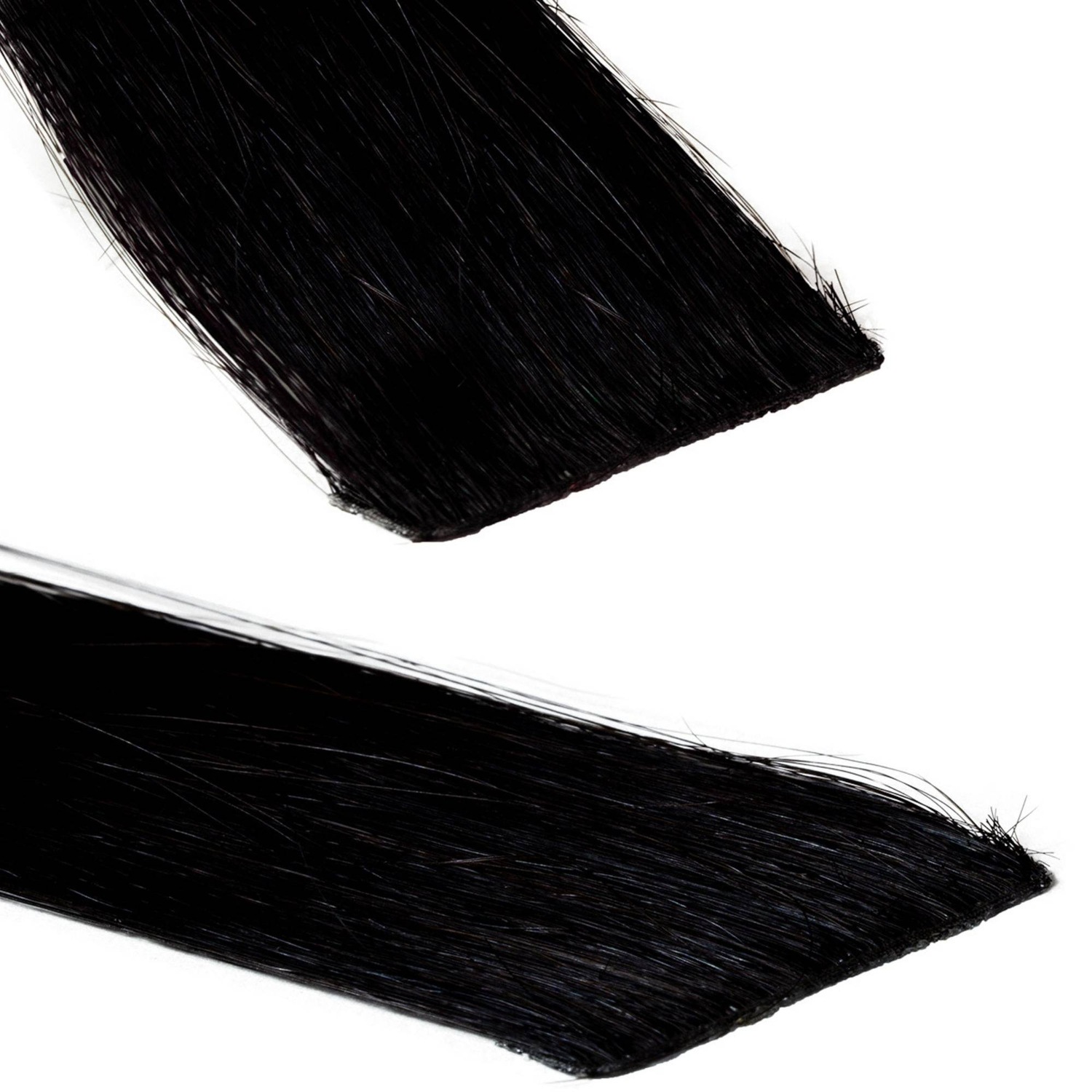 

Накладные волосы invisible tape extensions premium echthaar #2/0 schwarz Hair2Heart, 40cm, количество 10 шт.