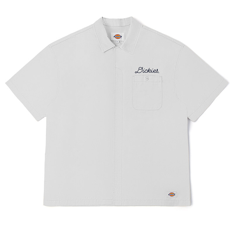 

Рубашка унисекс белая Dickies, белый