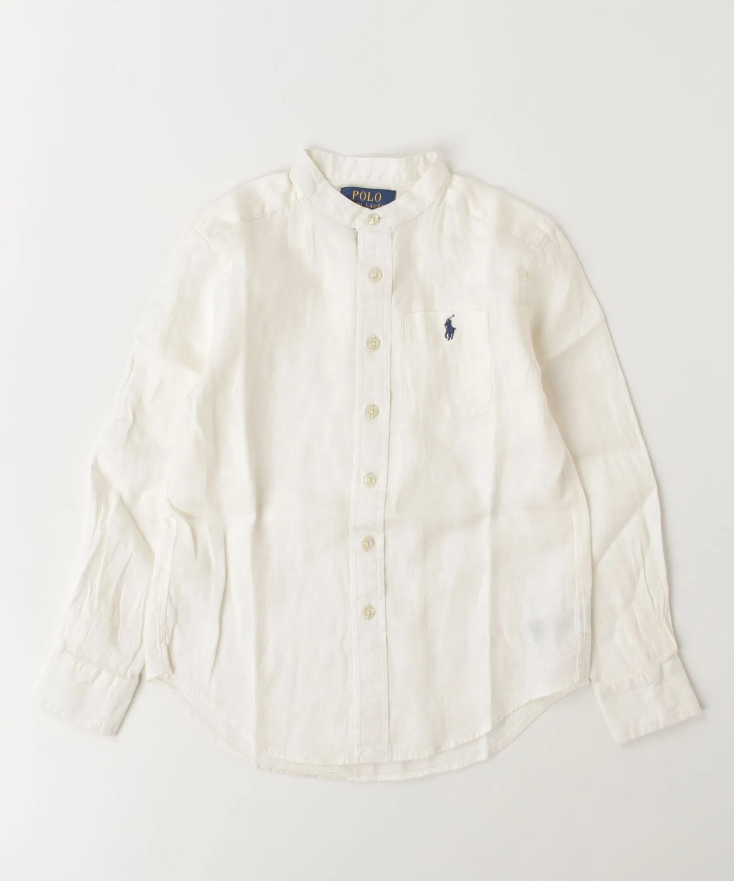 Детская льняная рубашка POLO RALPH LAUREN CHILDRENSWEAR — фото 3