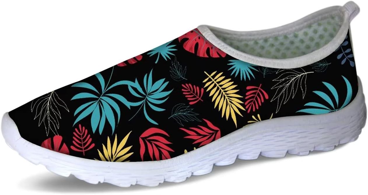 

Кроссовки Forchrinse с принтом музыкальных нот и клавиш пианино, универсальные, без шнурков, для мужчин и женщин, легкая повседневная спортивная обувь, дышащие, Colorful Palm