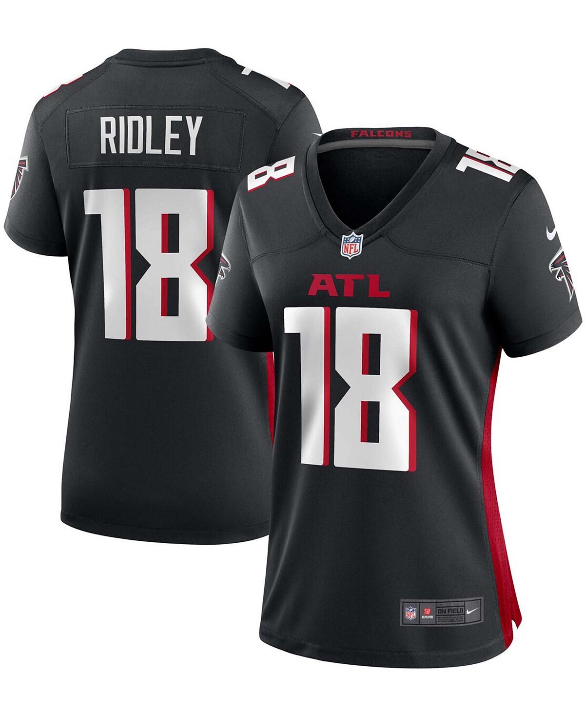 

Женское джерси Calvin Ridley Atlanta Falcons Game Player Nike, черный