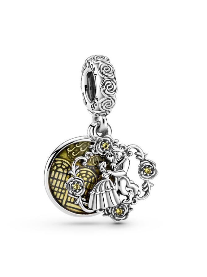 

Шарм Pandora Disney Beauty and the Beast Dancing Dangle Charm, стерлинговое серебро