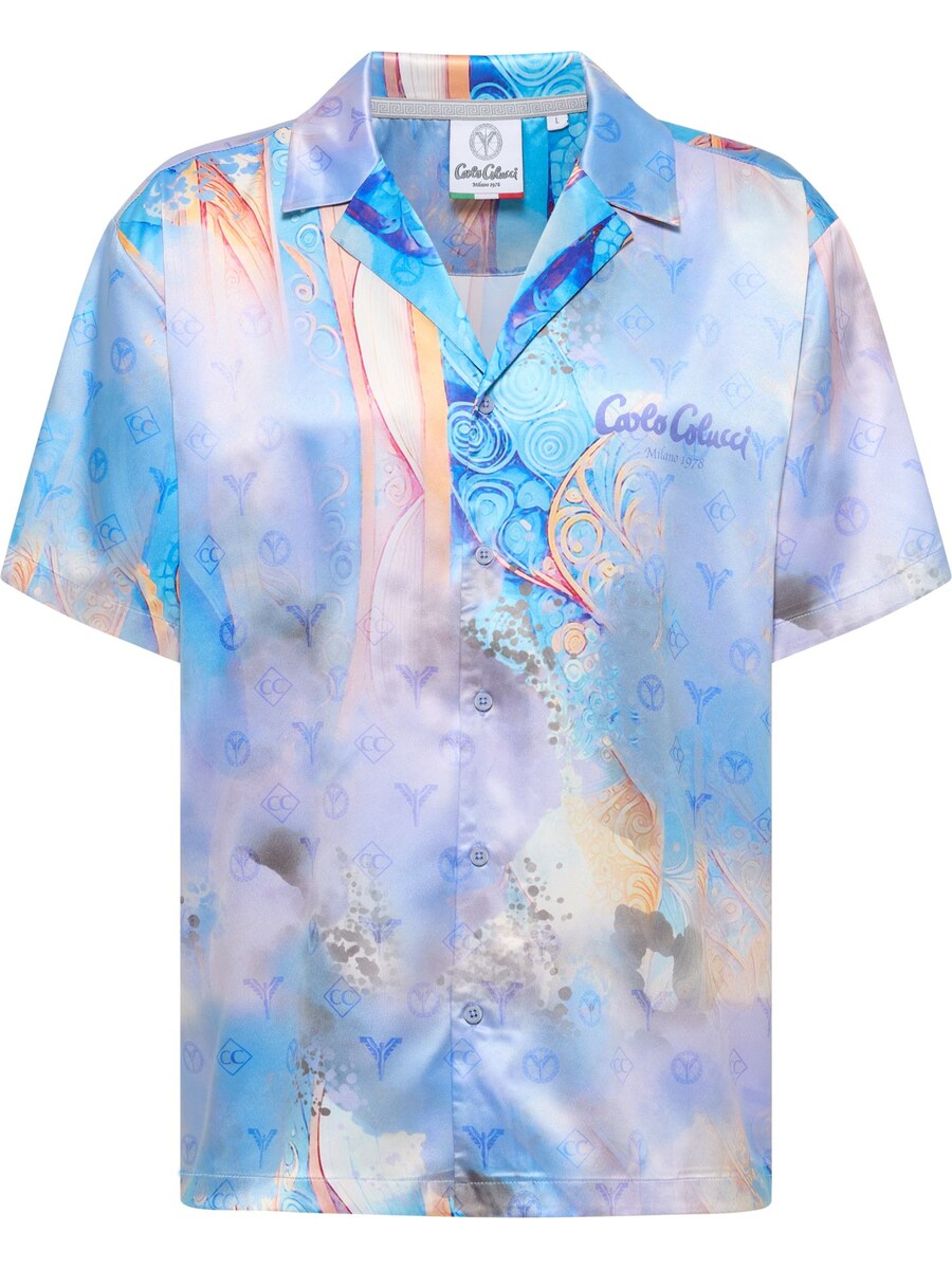 

Рубашка на пуговицах Comfort fit Carlo Colucci Eikemann, Azure