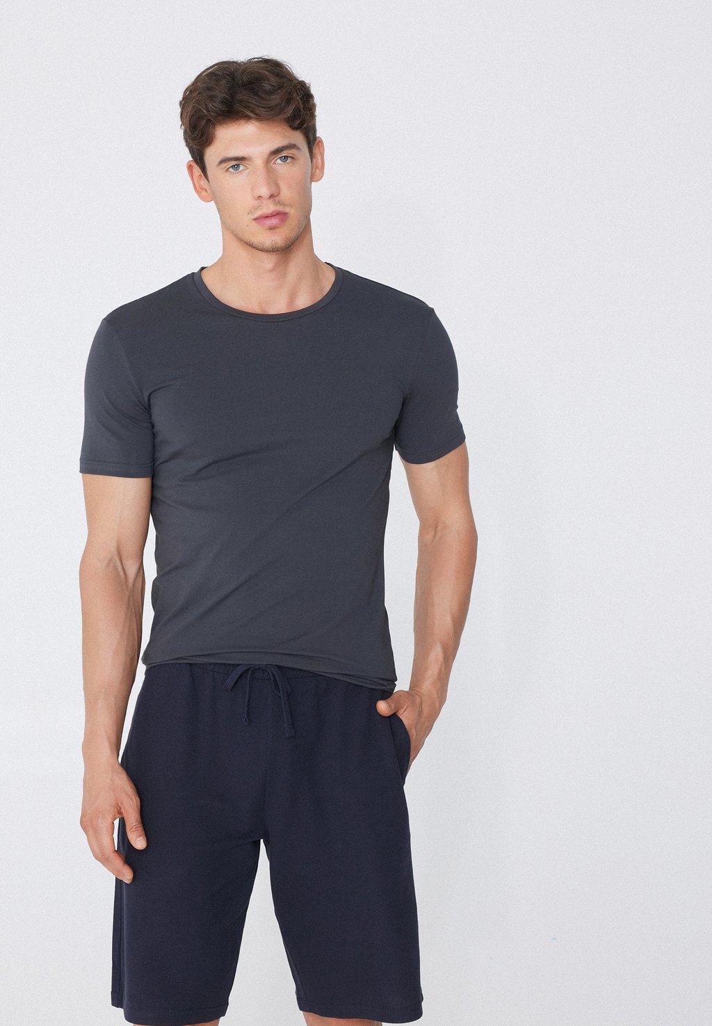 

Базовый слой STRETCH Tezenis, темно-серый