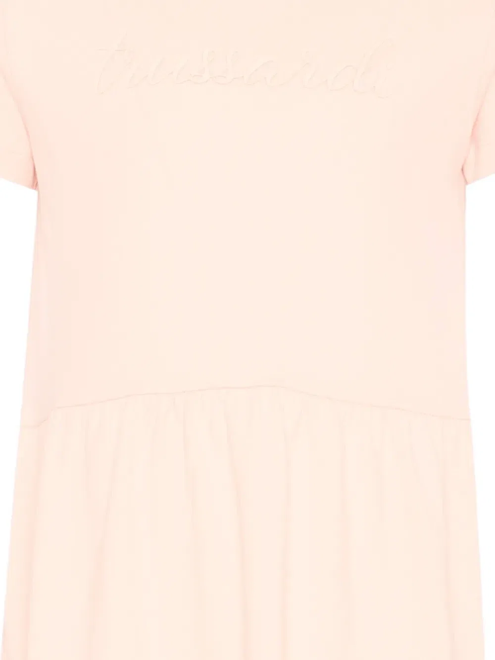 Платье с короткими рукавами Trussardi Junior, розовый — фото 3