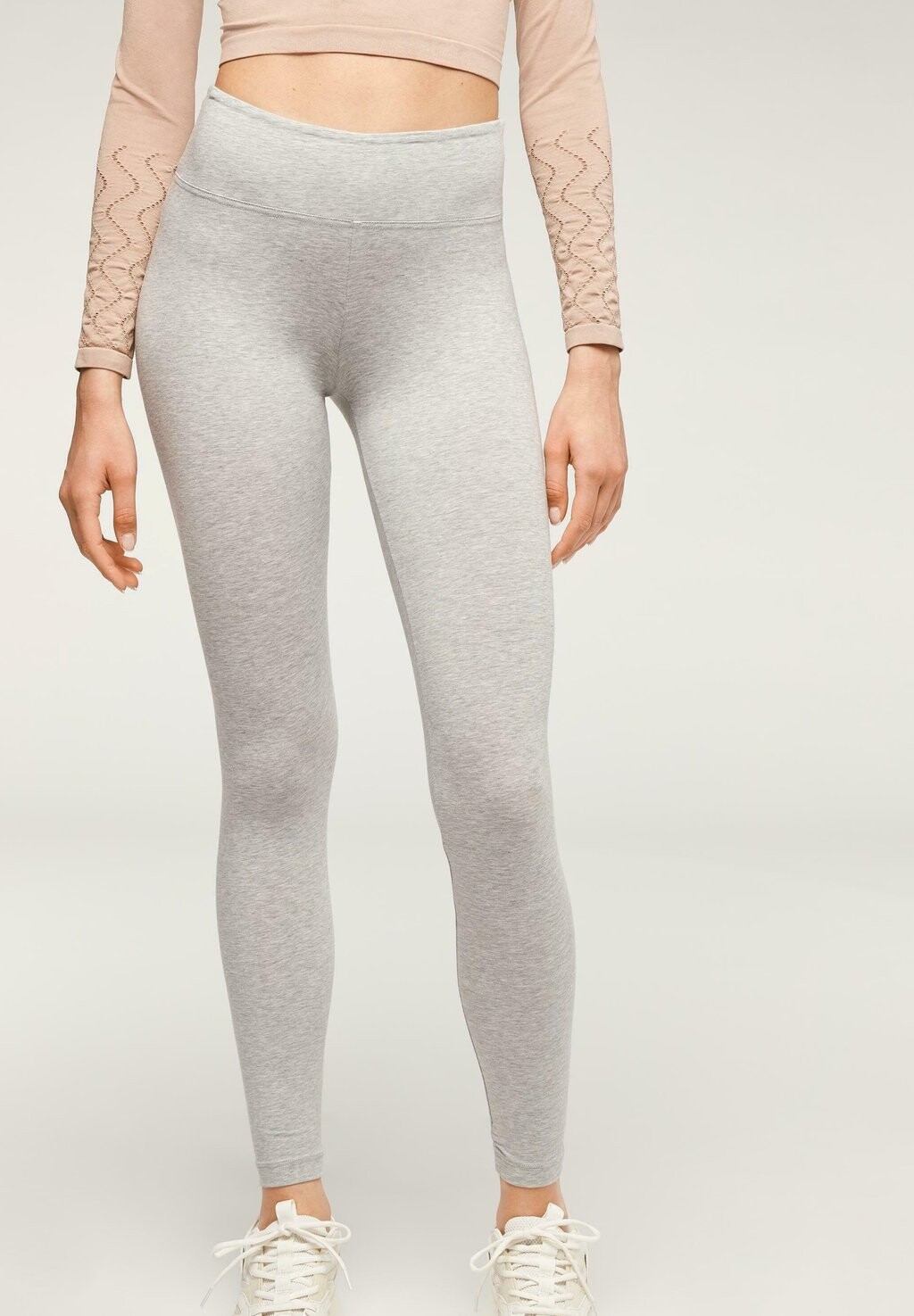 

Леггинсы Calzedonia, цвет hellgrau meliert