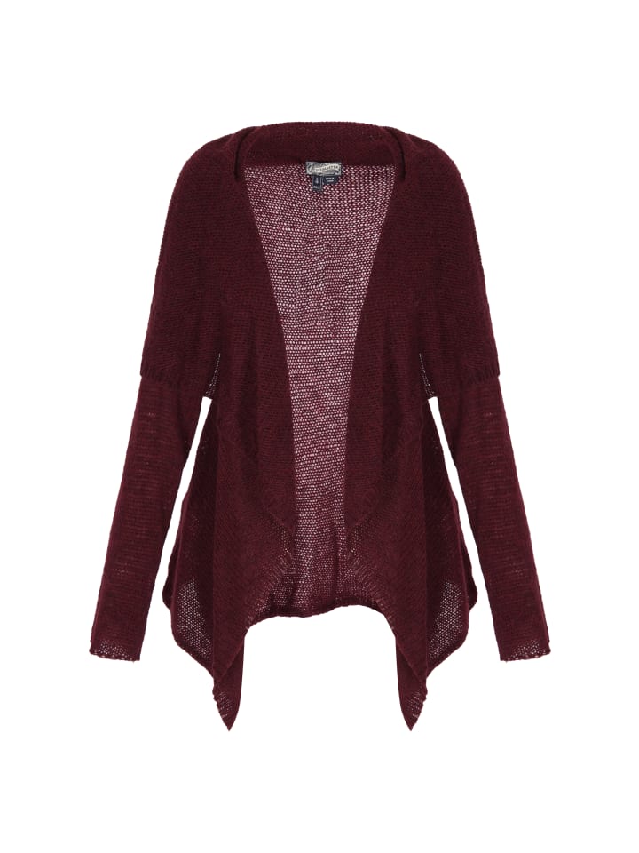 

DreiMaster Женский кардиган бордового цвета