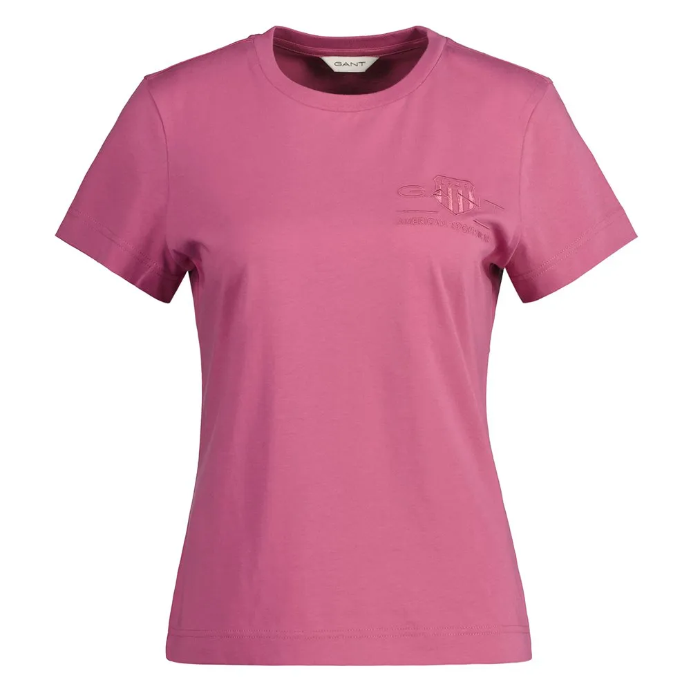 

Футболка Gant Reg Tonal Shield, розовый