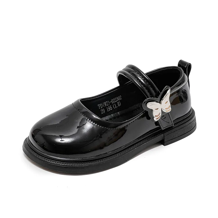 Детские кожаные туфли low top из искусственной кожи, устойчивые к скольжению и истиранию WARRIOR, бежевый — фото 3
