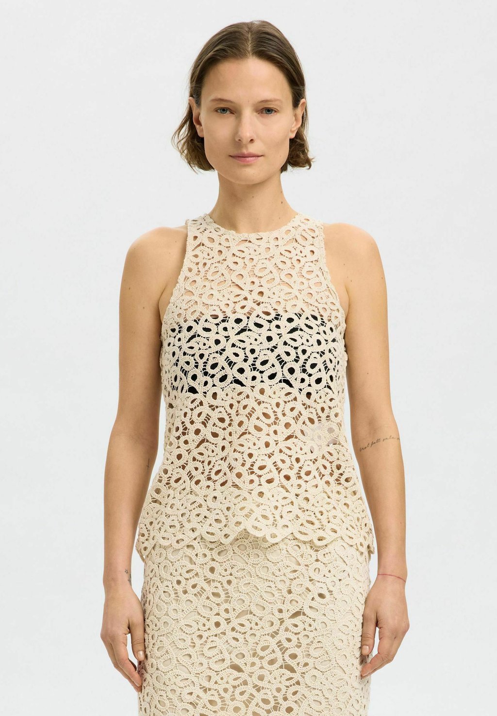 

Топ Blouse Selected Femme, песочный