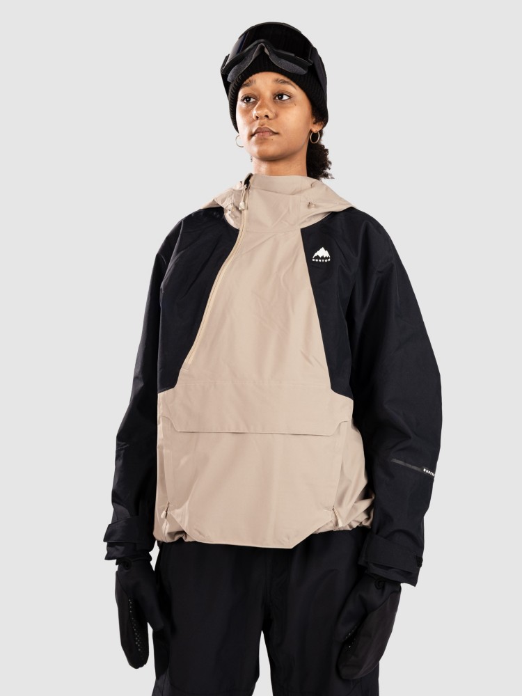 

Куртка для сноуборда Burton Reserve 2L Relaxed Anorak, summit taupe/trublk, Коричневый, Куртка для сноуборда Burton Reserve 2L Relaxed Anorak, summit taupe/trublk