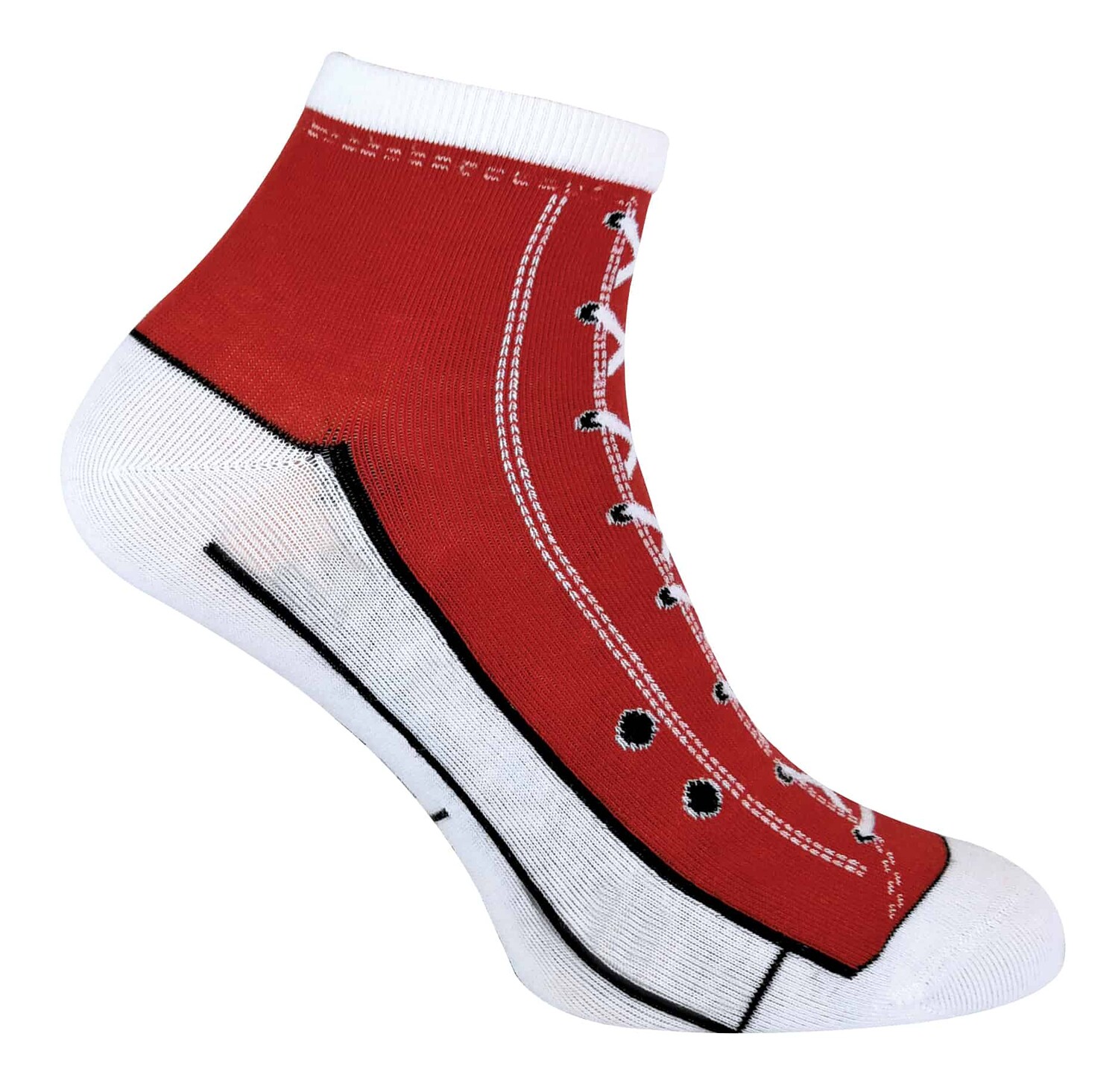 

2 пары носков для взрослых похожих на туфли Sock Snob, красный