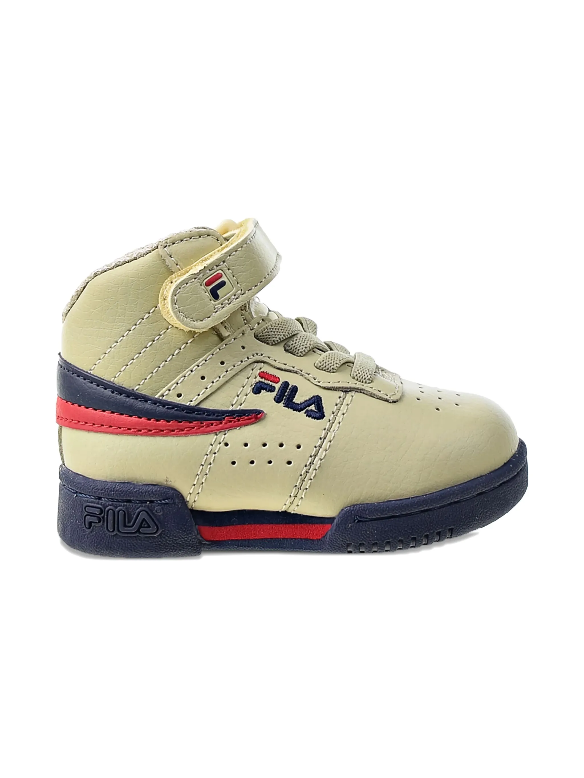 Высокие кроссовки F-13 Fila Kids, кремовый — фото 2